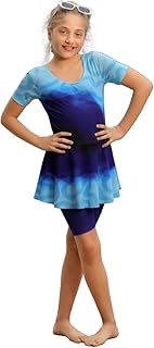 مايوه سباحة تانكيني من قطعة واحدة للبنات (فستان ألوان عصريه متصل بشورت داخلى) كود 25KD15 من 9Street Corner