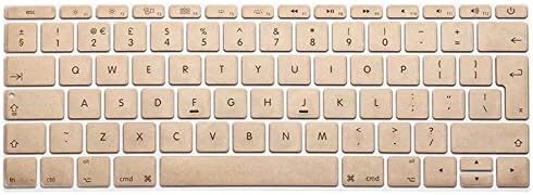 Se7enline Compatible with MacBook Pro 14 inch Keyboard Cover & 16 inch & MacBook Air 13.6 inch Keyboard Skin(UK Layout) 2021 2022 TPU Protector for M1 Pro/M1 Max/M2 A2442/A2485/A2681,Transparent/Clear