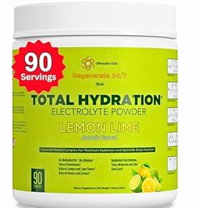 Total Hydration Electrolyte Replacement Mix (90 Servings, Lemon Lime)