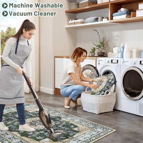 Office Chair Mat for Hardwood Floor & Tile Floor,36\"X 48\" Heavy Duty Desk Chair Mat for Hard Floors, Under Desk Rug for Rolling Computer Chair,Anti Slip,Low Pile Carpet Floor Protector-Green - Thumbnail 3