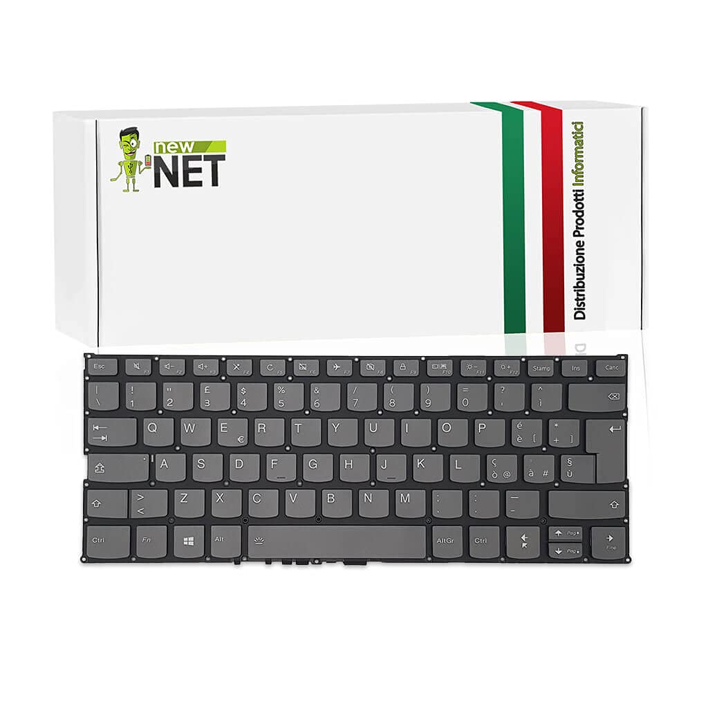 new net Keyboards - Tastiera ITA compatibile con Lenovo Yoga 730-13IKB 730-13IWL 730-15IKB 730-15IWL 530-14ARR (81H9) 530-14IKB (81EK) (81FQ) c740-14 c740-14iml c740-14api Retroilluminata
