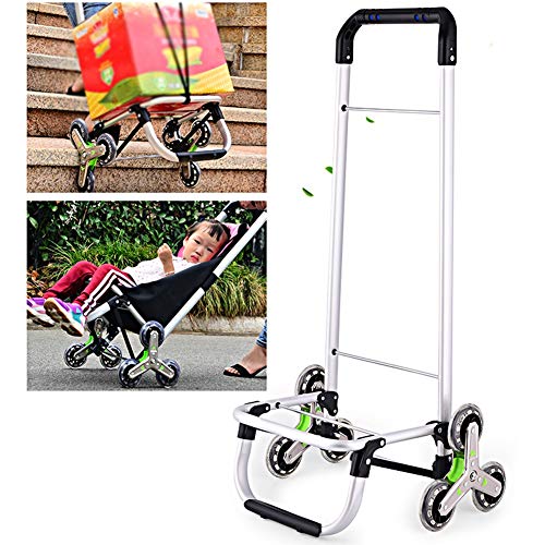 WUFENG-Faltbar Einkaufstrolley Verdicken Planentasche Tragbar Leicht Haushalt Kann Kinder Ziehen, 4 Farben (Farbe : A… – Bild 7