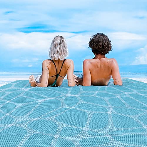 Boulder Bee Outdoor Rugs | Plastic Straw Rug | Waterproof Outdoor Camping Rugs | Quick Drying Picnic Rug | Sand Free Reversible Beach Mats | 5 x 8 Feet | 2.7 lb