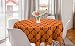 Produktbild ABAKUHAUS Baum Runde Tischdecke, Abstrakt Wald Moderne Kunst, Kreis Tischdecke Abdeckung für Esszimmer Küche Dekoration, 150 cm, Orange Chestnut Brown
