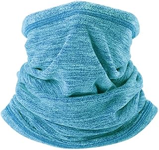 WTACTFUL Soft Fleece Neck Gaiter Neck Warmer Face Mask Balaclava Cover for Cold