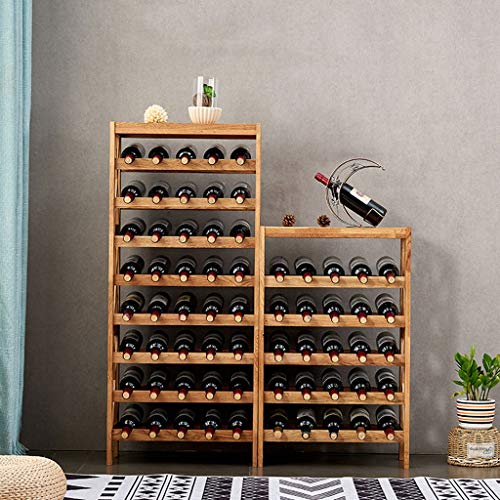 Soporte para botellas de vino de madera para mesa miniatura 3