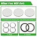 96010 Ring & Gasket Seal Kit Compatible with Atwood RV Water Heater Parts