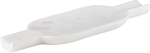 Miniatura 2 de Santa Barbara Design Studio Tabla de servir de mármol de azúcar, 12 x 4 pulgadas, blanco