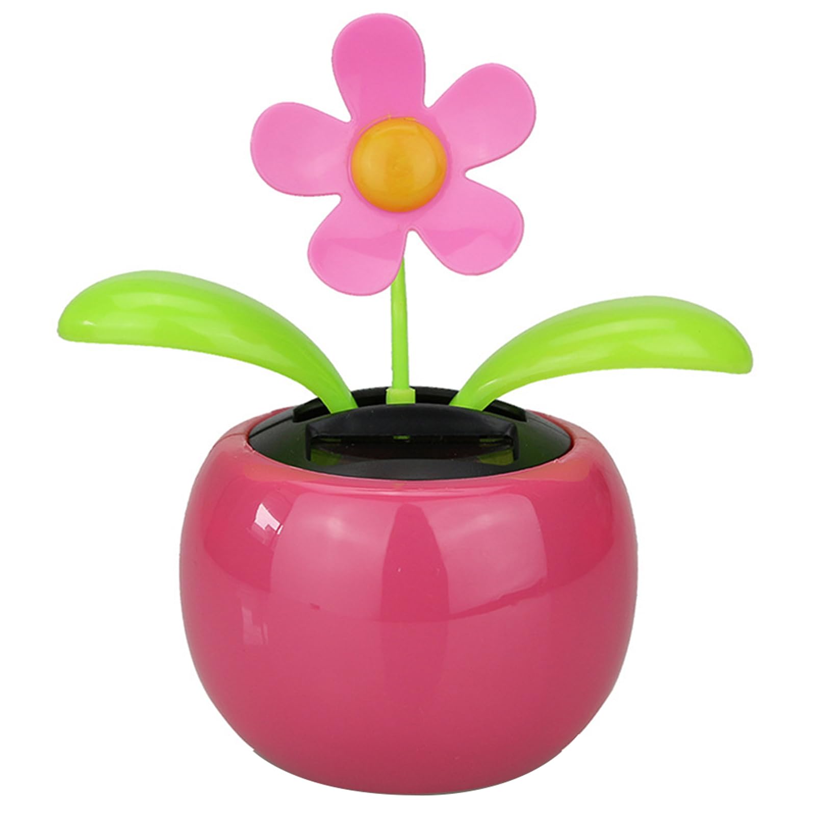 Fiore danzante a energia solare carino fiore danzante in plastica solare giocattoli danzanti figurine di danza solare per decorazione auto casa ufficio