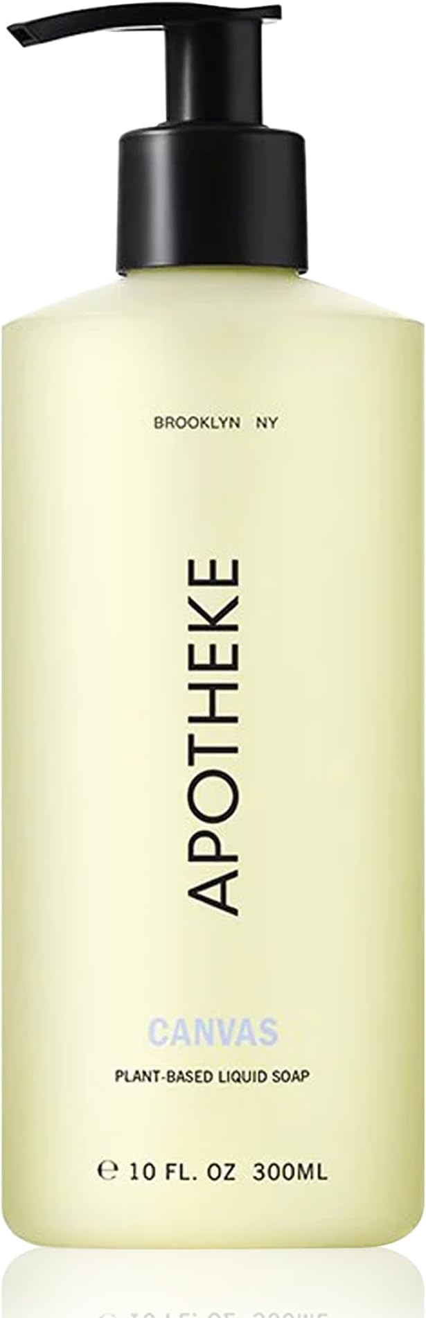 APOTHEKE Luxury Scented Liquid Soap, Canvas, 10 Fluid Ounces - Natural Hand Wash, Soothing, Cleansing, Moisturizing, Aromatic & Nourishing, Linen, Musk & Lily of The Valley Fragrance