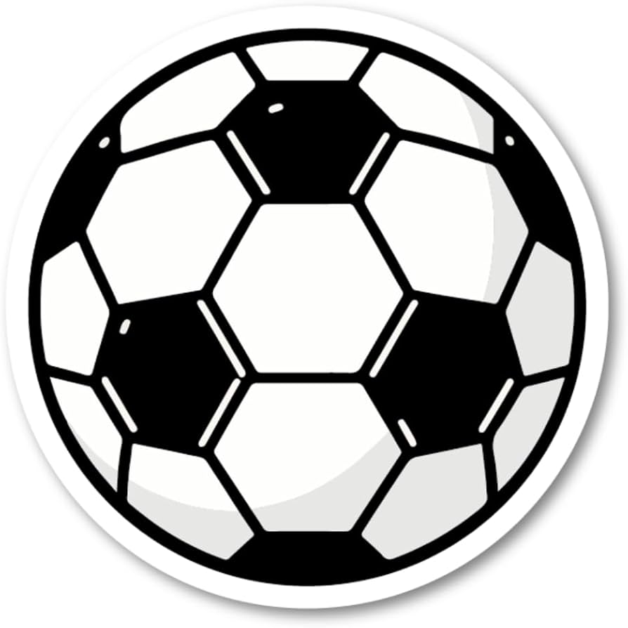 Amazon.co.jp: サッカーボールステッカー ブラック&ホワイト スマホ