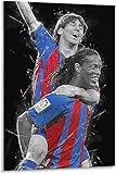サッカー選手ライオネル・メッシ キャンバス アート ポスター 印刷 絵 リビングルーム 壁画 部屋 寝室 装飾 絵画 フレーム-スタイル12x18inch(30x45cm)
