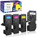 Produktbild Manyjets TK-5220 für Toner Kyocera Ecosys M5521cdw für Kyocera Ecosys TK-5220 TK5220 TK-5230 TK-5230K für Kyocera ECOSYS P5021cdn P5021cdw M5521cdw M5521cdn Drucker (Schwarz Cyan Magenta Gelb 4-Pack)