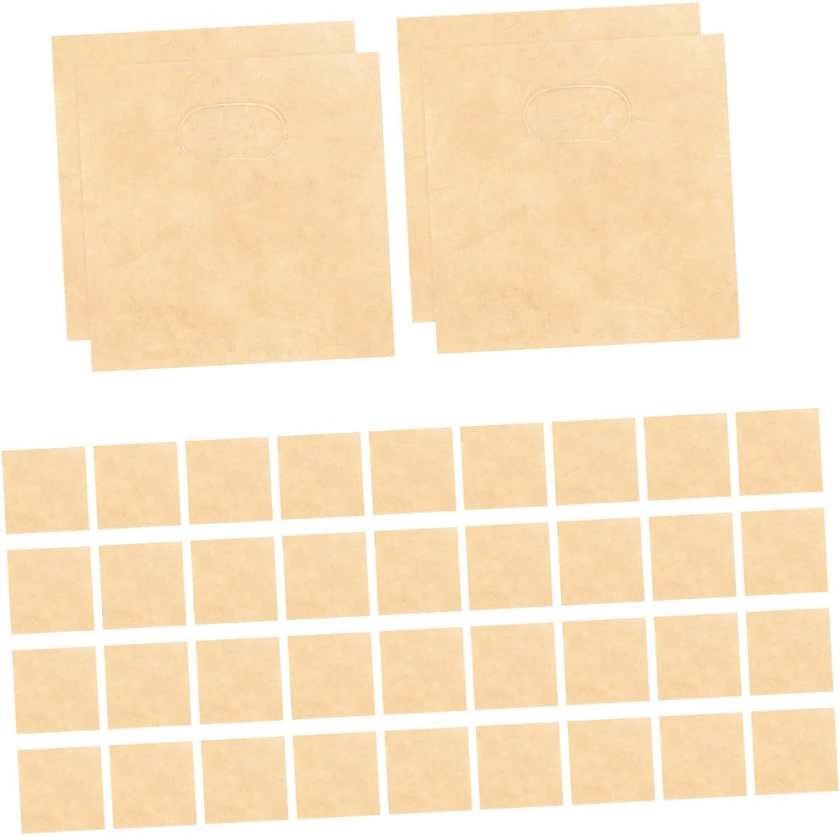 STOBAZA 160pcs Vertical Blind Repair Parts Self-Adhesive Tabs Replacement Slats for Apartment Blinds