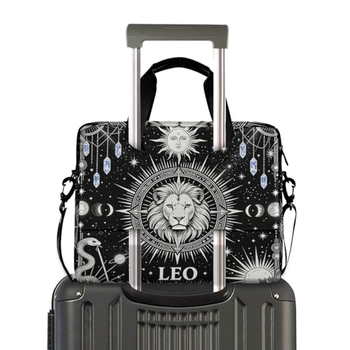Funda para portátil de 15.6 pulgadas con asa y correa negra miniatura 4