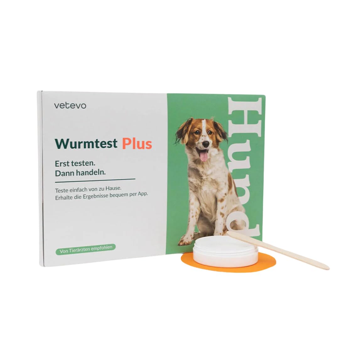vetevo Dog Plus Worm Test - Giardia, Band- & Lungworms - 10 Tests | Result in 24 hours, 3 samples on consecutive days, avoids unnecessary worm treatments, for all dogs-image-35