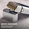 BaBylissPRO METALFX Double Foil Shaver, Handheld Electric Razor for Travel, Portable Cordless Close Face Shaver for Head, Beard, Neck