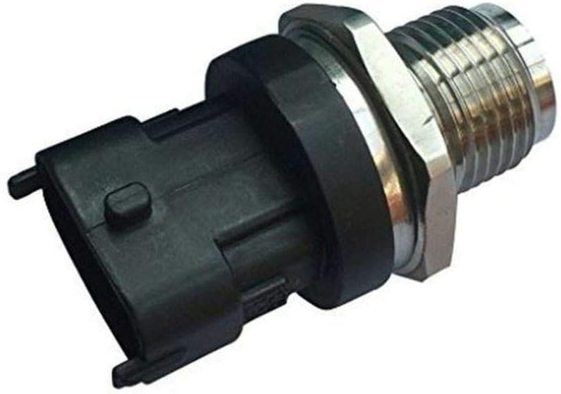 Fuel Rail Pressure Sensor Pressure Regulator Compatible with 2007.5-2012 Dodge Ram 2500 3500 6.7L Cummins Replace OEM Number 5261237, 0281002850 0281006327 (Fuel Pressure Regulator Sensor)