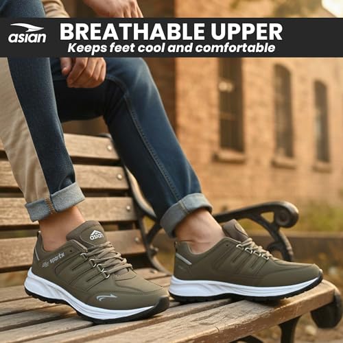 Image of ASIAN Men's Cosko Sports Running,Walking,Gym,Training Sneaker Lace-Up Shoes for Men's & Boy's