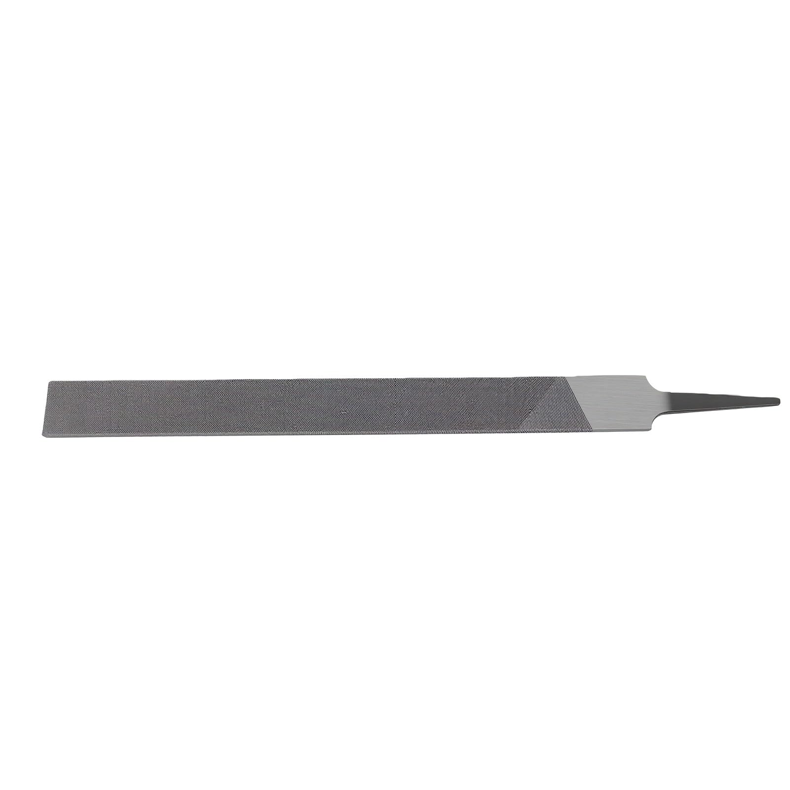 Lima Plana de Acero con Alto Contenido de Carbono T12, Lima Manual de Doble Corte de 250 Mm para Recortar y Dar Forma a Metal, Madera y Plástico (Bien 10PCS)