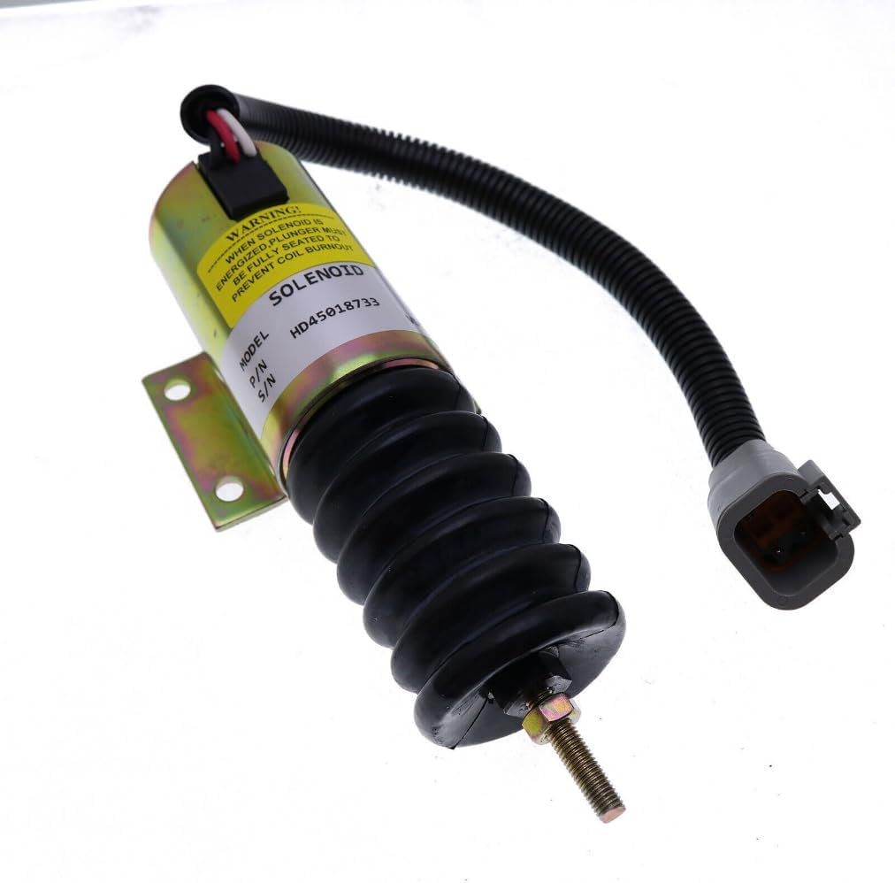Fuel Shutdown Solenoid, 12V, P613A1V12, 2001ES12E2U1, Engine Throttle Replacement Part