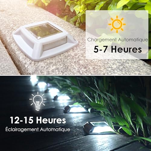 Eclairage pour chemins et spots solaires étanches IP68 contre le noir - 3