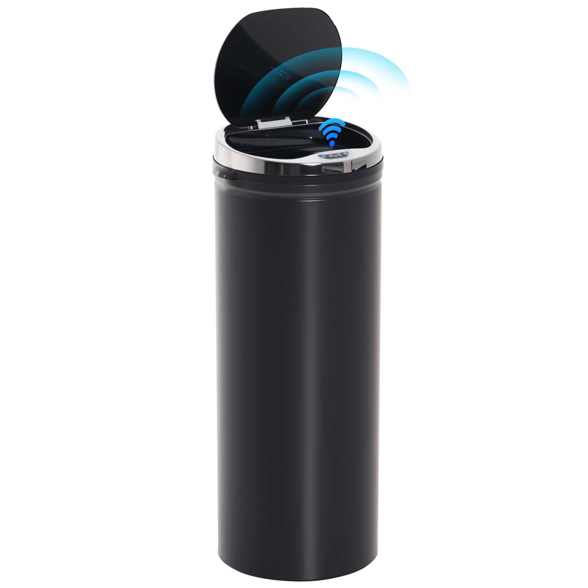 HOMCOM Pattumiera Automatica con Sensore a Infrarossi e Capacità 50L, Nero