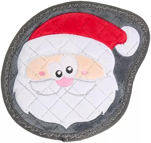 Joyhound Christmas Dog Toy Santa Claus Rip Roarin' Tough Plush Santa Claus Holiday Squeaker - Aggressive Chewers