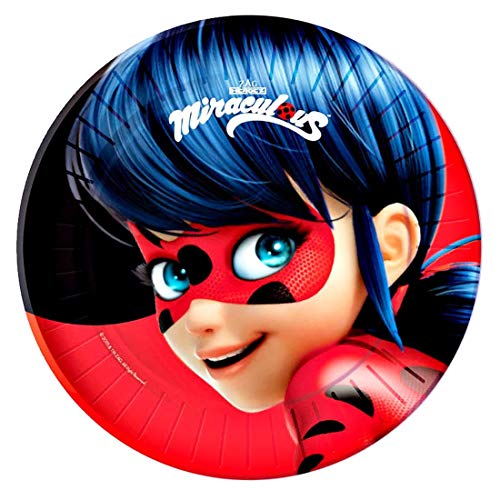 Pack 10 platos fiesta Prodigiosa Ladybug