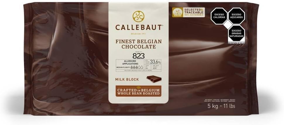 Callebaut Finest Belgian Chocolate Select Milk 5kg - For Baking Use
