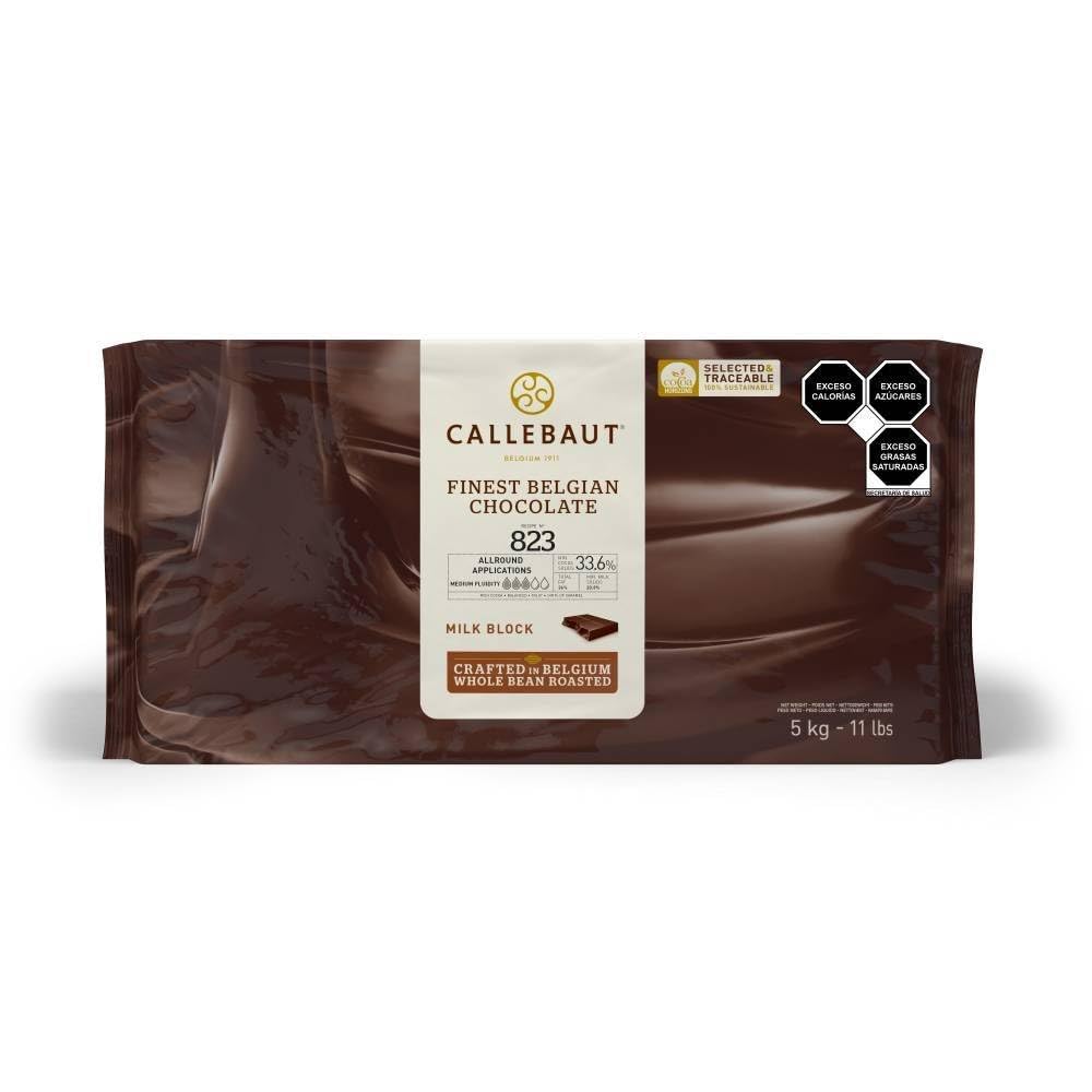 Callebaut 33,6% Bloque de Chocolate con Leche (pack) 5kg