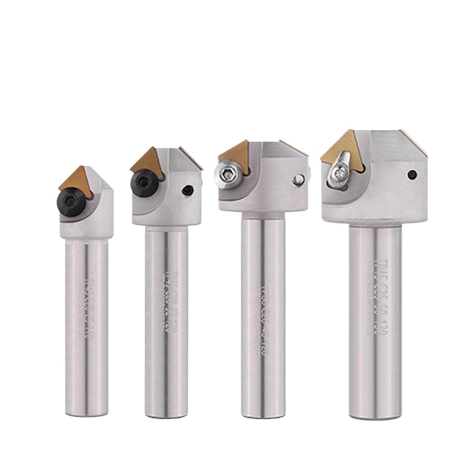1PC TP45 TP30 TP60 Chamfering Cutter Holder C20-32-120L-2T 45 30 60 Degree for TPMN 1603 2204 CNC End Mill Chamfer Tools(TP45 C20-32-120L-2T)