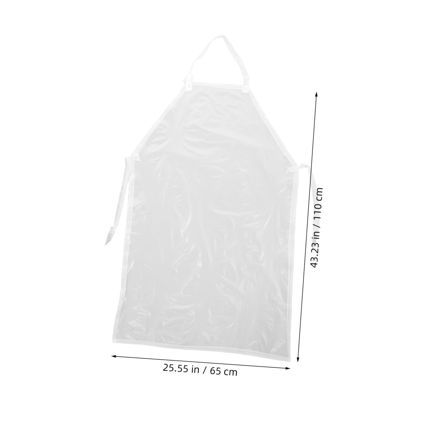 COLLBATH 4 Stücke Wasserdichte Verstellbare Küchen Gartenschürze aus Robustem PVC Ölresistent Wiederverwendbar Unisex für Kochen Grillen Tierpflege und Hausarbeit