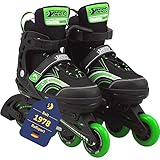 VERSTELLBAR - Die Kinderrollschuhe sind in der Größe 6-fach verstellbar – so können die Rollerblades problemlos auf die jeweilige Wunschgröße angepasst und somit lange Zeit genutzt werden