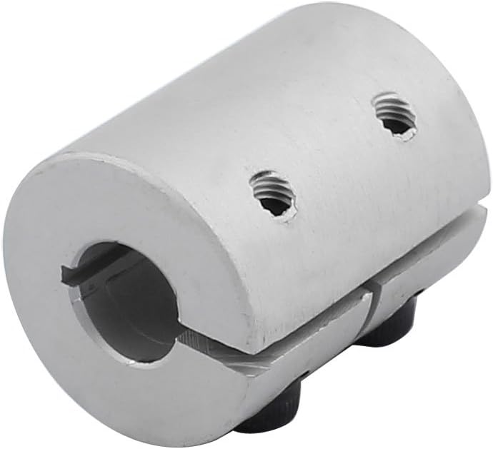 uxcell 8mm to 8mm Shaft Coupling 25mm Length 20mm Diameter Coupler Aluminum Alloy Joint Motor for 3D Printer CNC Machine DIY Encoder