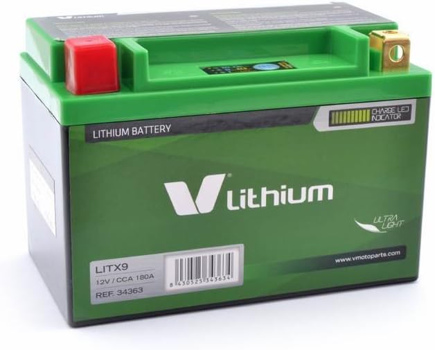 Bateria de litio V Lithium LITX9 (Con indicador de carga)