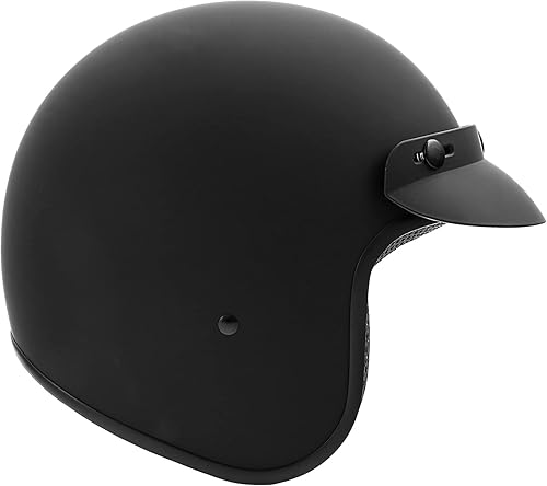 Miniatura 4 de TCMT Casco Dot 34 de Cara Abierta para Adultos para Scooter, Ciclomotor, Cruiser, Cafe Racer, Retro, Vintage, Motocicleta de Calle