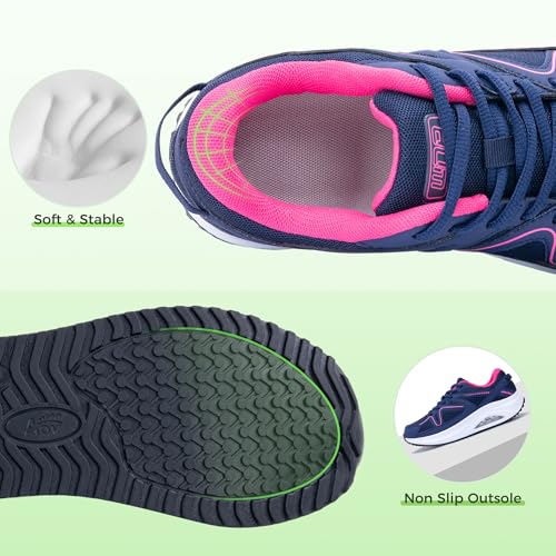 Image of Autper Plantar Fasciitis Shoes Women Walking Arch Support Tennis Casual Athletic Nurse Orthotic Sneakers for Foot Pain Relief
