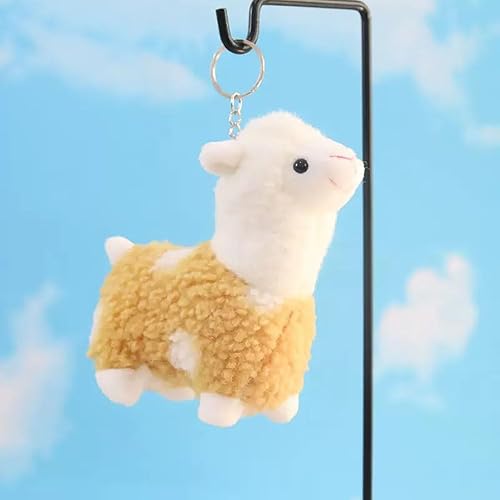 Miniatura 6 de Animal de peluche de llama, lindo juguete de alpaca de peluche para niñas y niños (Alpaca heji Blanco)