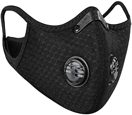 Reusable Face_Mouth with Activated Carbon Filters,Dust_Mouth,Respirators_Mouth for Working Protection, Traveling, Pollen Allergy, Painting Construction, Outdoor Activities and Sports