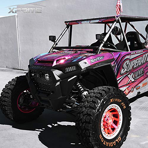 Xprite 1.75 Inch Roll Bar Mounting Brackets, Universal Adjustable LED Light Bar Brackets, Roll Cage & Bull Clip Holder for UTV ATV Can Am Maverick X3 Polaris RZR XP Side by Side and More Models by Xprite - Image 7