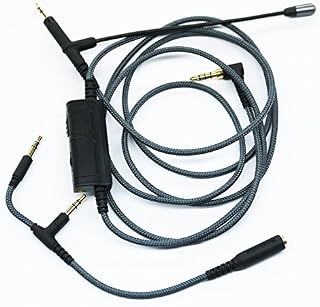 Cable Boom Microphone Volume Compatible with gaming PS4 Xbox One PC Laptop phone