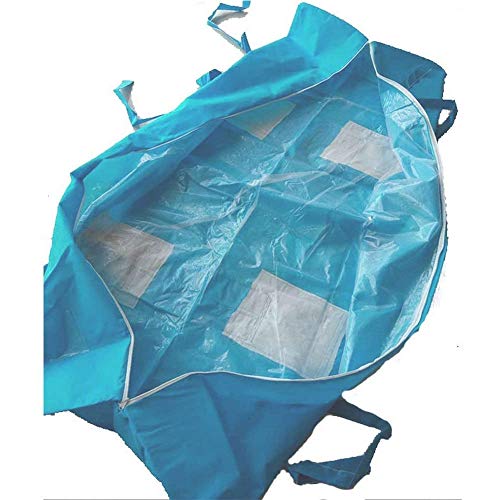 Waterproof Filling Body Bag Dead Body Bag Hospital Morgue Transportation Dead Person Bag Cadaver Bags (Blue) #TOP2