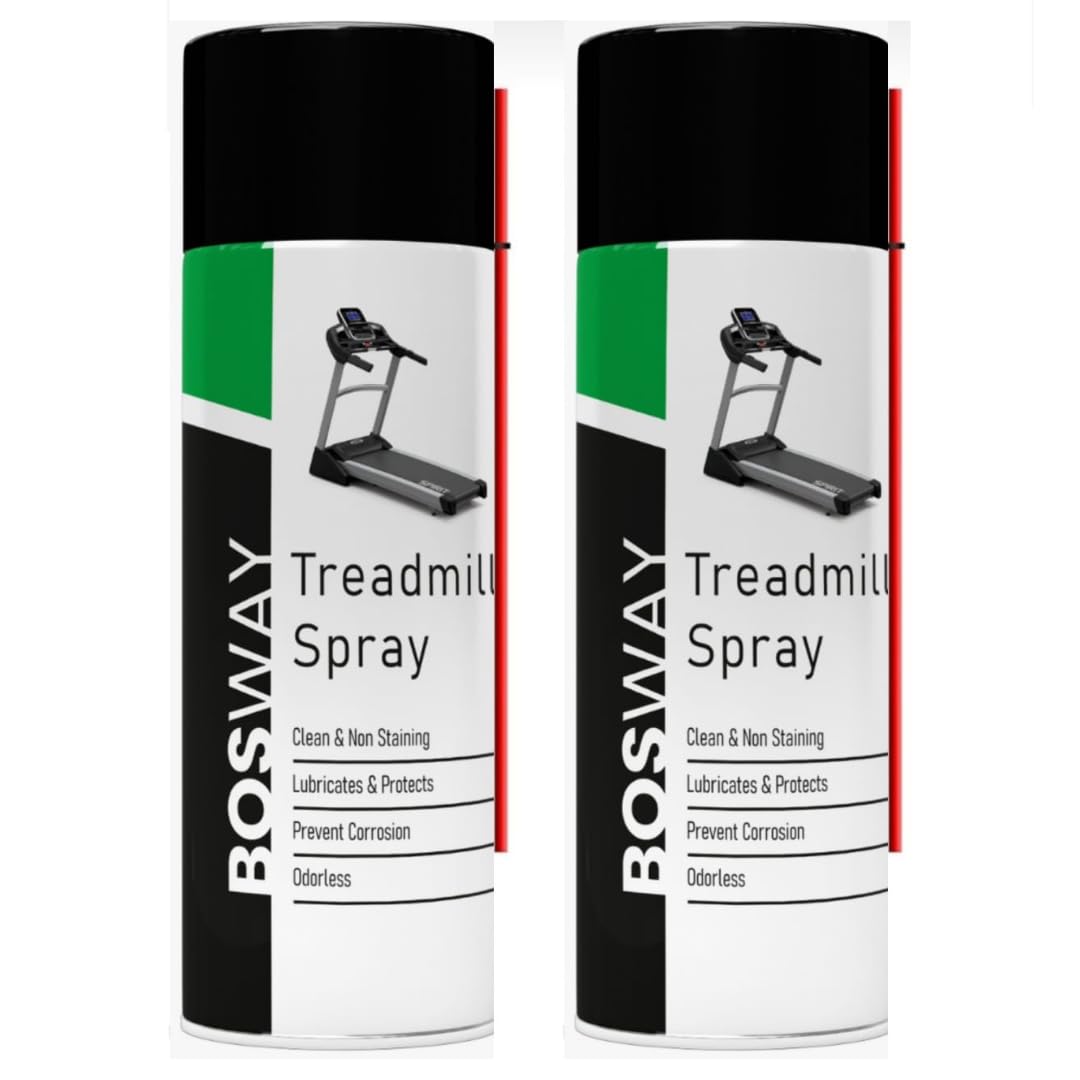 BOSWAY Treadmill Lubricant Spray 100% Silicone Oil for Treadmill (500ml) Each, Treadmill Lubricant Oil for Belt, Use for Smoothing & Servicing Belt of All Treadmills. |Pacl Of 2| (B0CRQ28W8N) Amazon Price History, Amazon Price Tracker