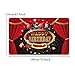 Las Vegas Casino Birthday Party Photo Booth Backdrop Background Banner with 19.7 Feet White String, Casino Theme Birthday Decoration, Casino Sign Happy Birthday Banner Supplies 6 x 3.6 ft