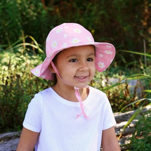 JAN & JUL Adjustable Cotton Floppy Sun Hat with 50+ UPF Protection for Girls2