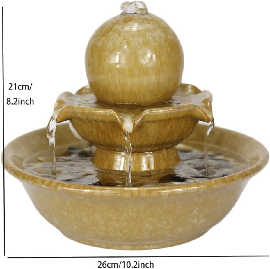 最大50 オフ 室内噴水 デスクトップの噴水 卓上噴水 屋内リラクゼーション卓上噴水リラクゼーション滝ホーム オフィス装飾瞑想セラミック水表示 噴水 ファウンテン Rachelbaptista Com Br