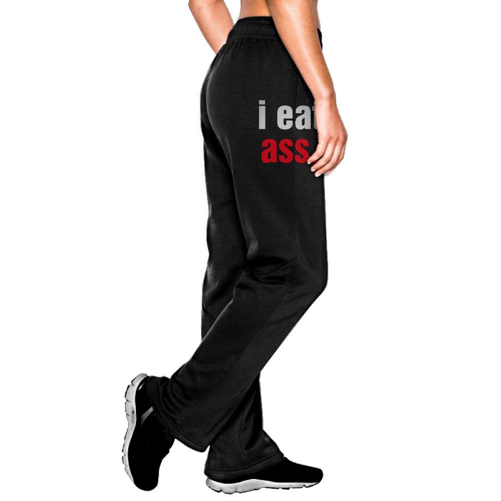 Jogger Pants Women, Slim I Eat Ass Cotton Sweatpants