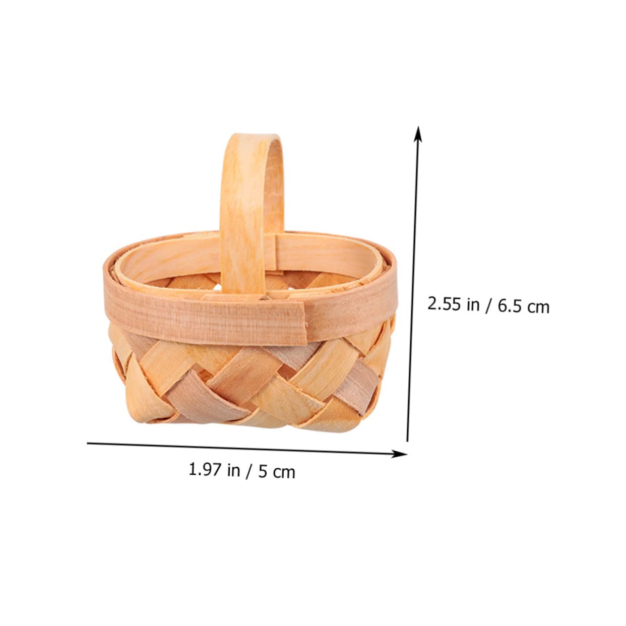 Yardwe 45piezas Cestas De Dulces Tejidas Mano De Canastas Para Decoración De Bodas y Para Empacar Golosinas Fiestas y Celebraciones