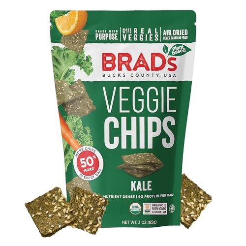 Brad’s Organic Veggie Kale Chips 3oz (Pack of 5)